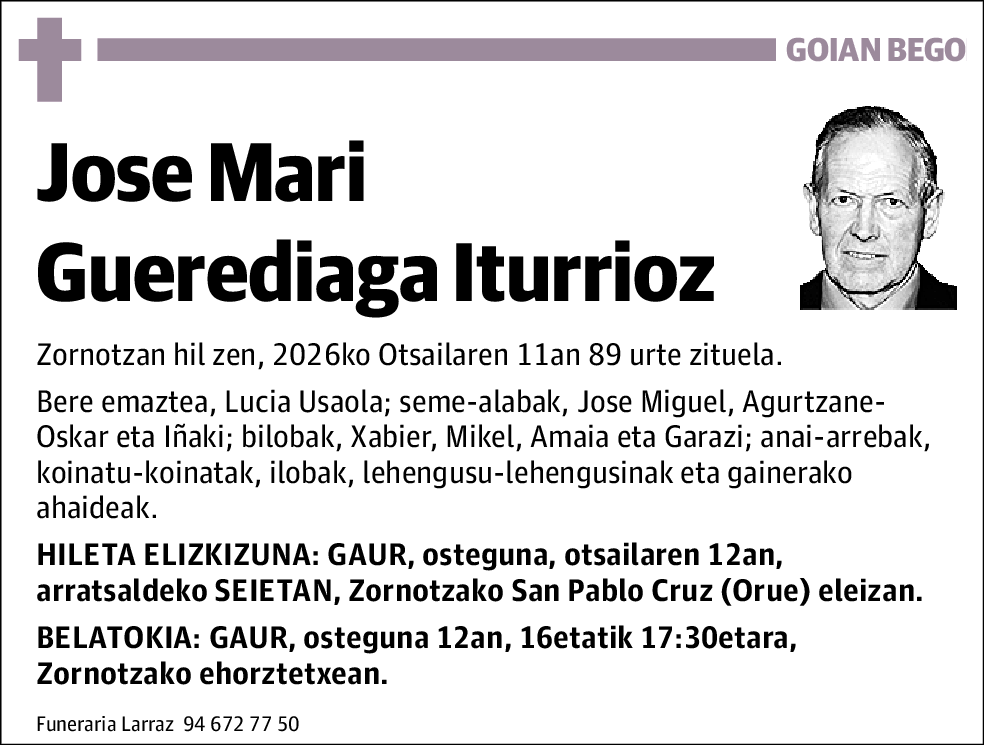 Jose Mari Guerediaga Iturrioz