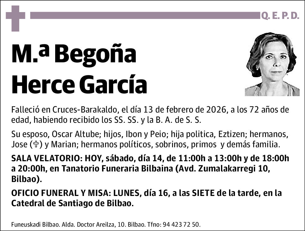 Mª Begoña Herce García