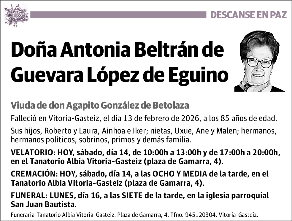 Antonia Beltrán de Guevara López de Eguino