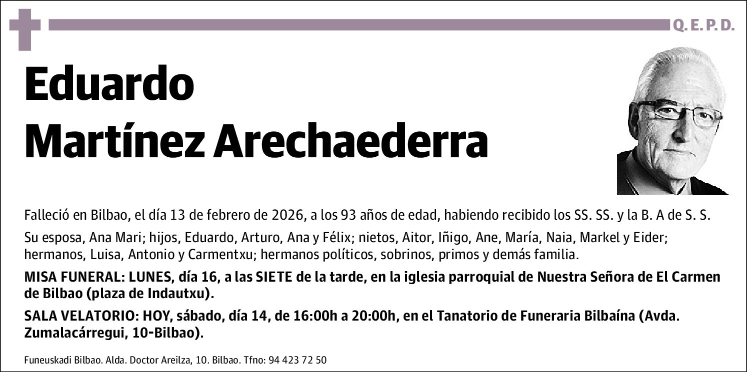 Eduardo Martínez Arechaederra