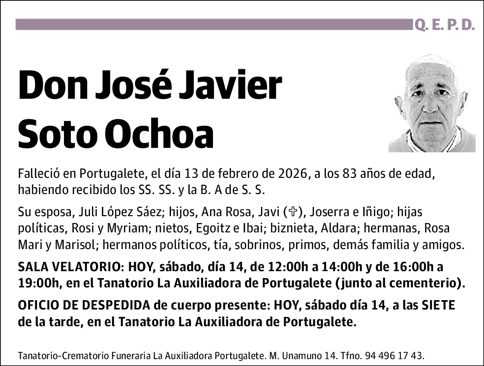 José Javier Soto Ochoa