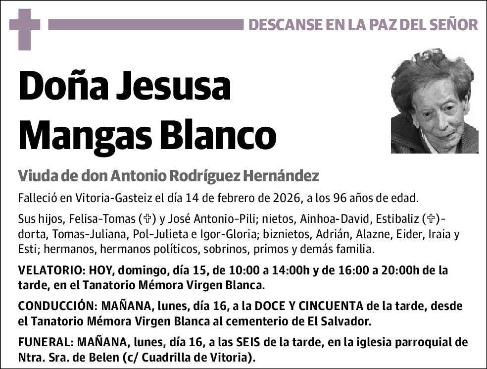 Jesusa Mangas Blanco