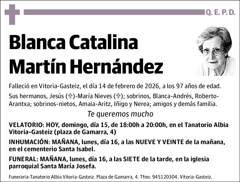 Blanca Catalina Martín Hernández