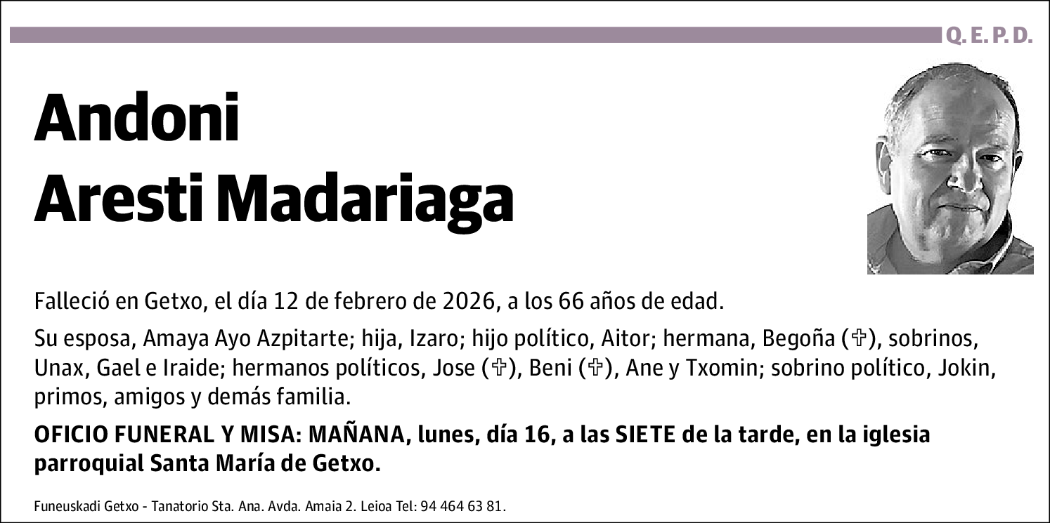Andoni Aresti Madariaga