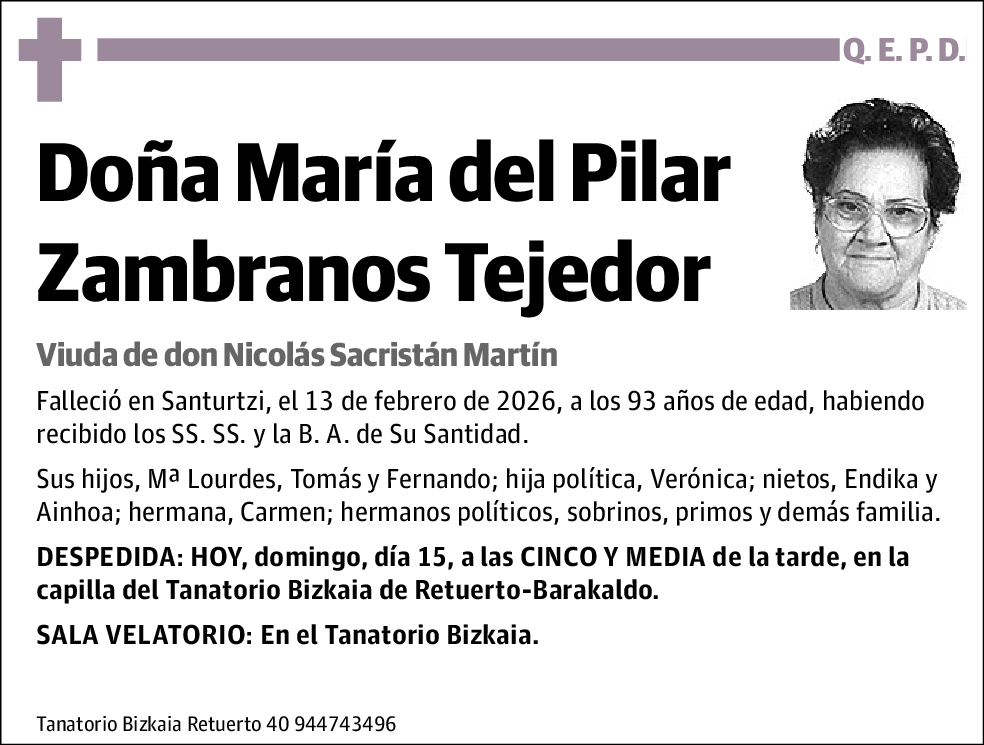 María del Pilar Zambranos Tejedor