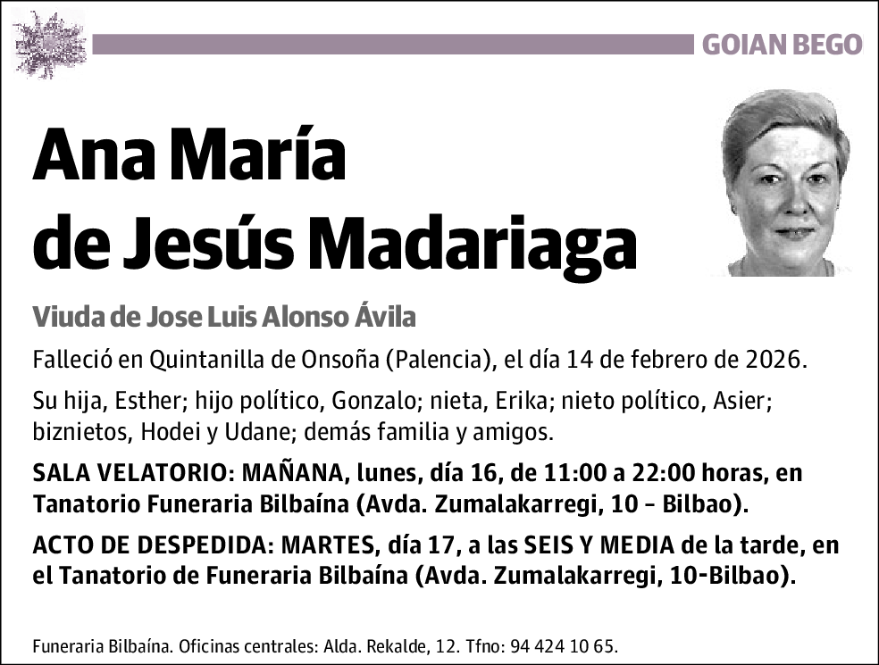 Ana María de Jesús Madariaga
