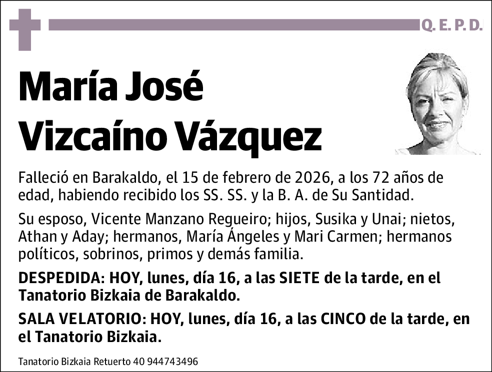 María José Vizcaino Vázquez