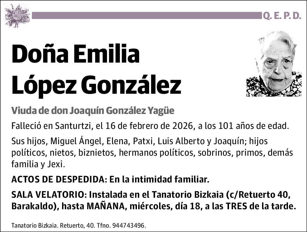 Emilia López González