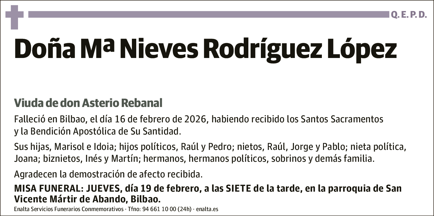 María Nieves Rodriguez López