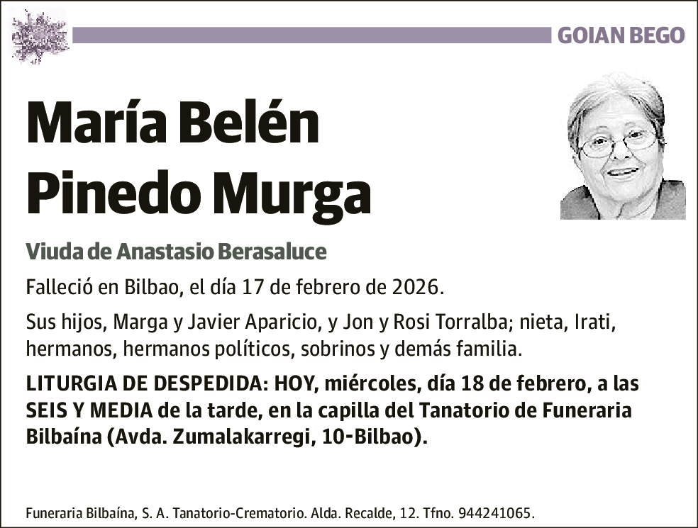 María Belén Pinedo Murga
