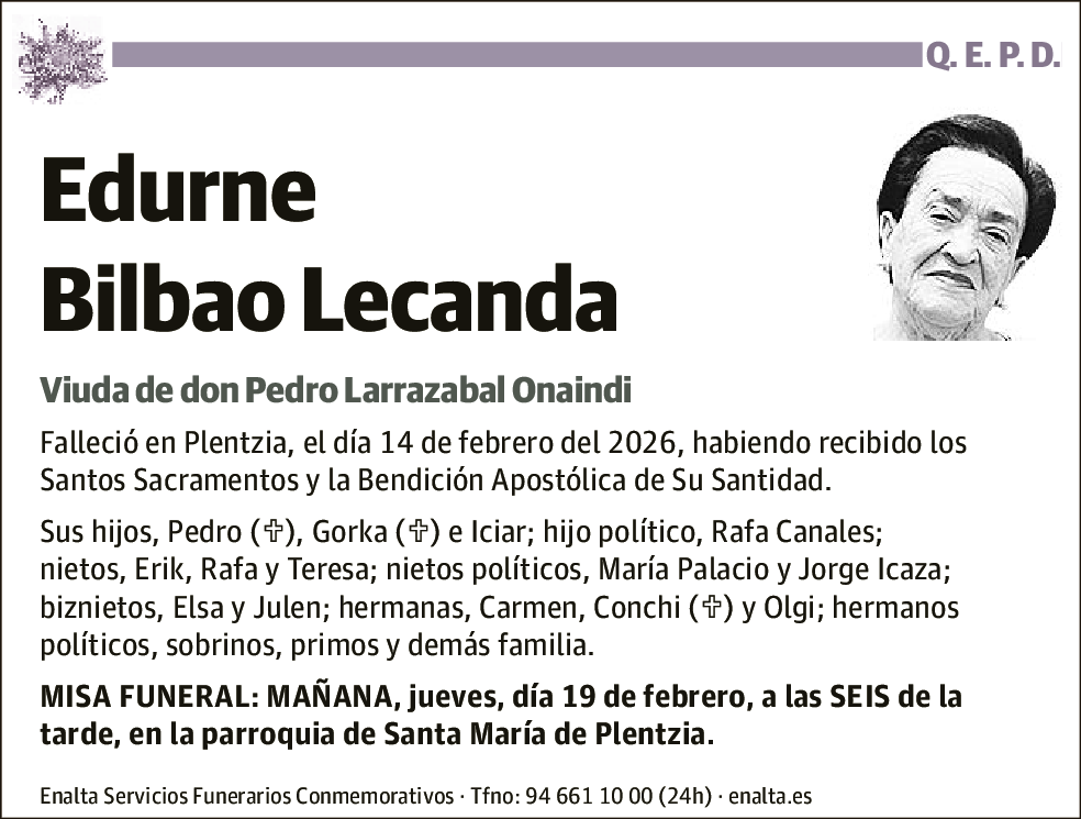 Maria Nieves Bilbao Lecanda