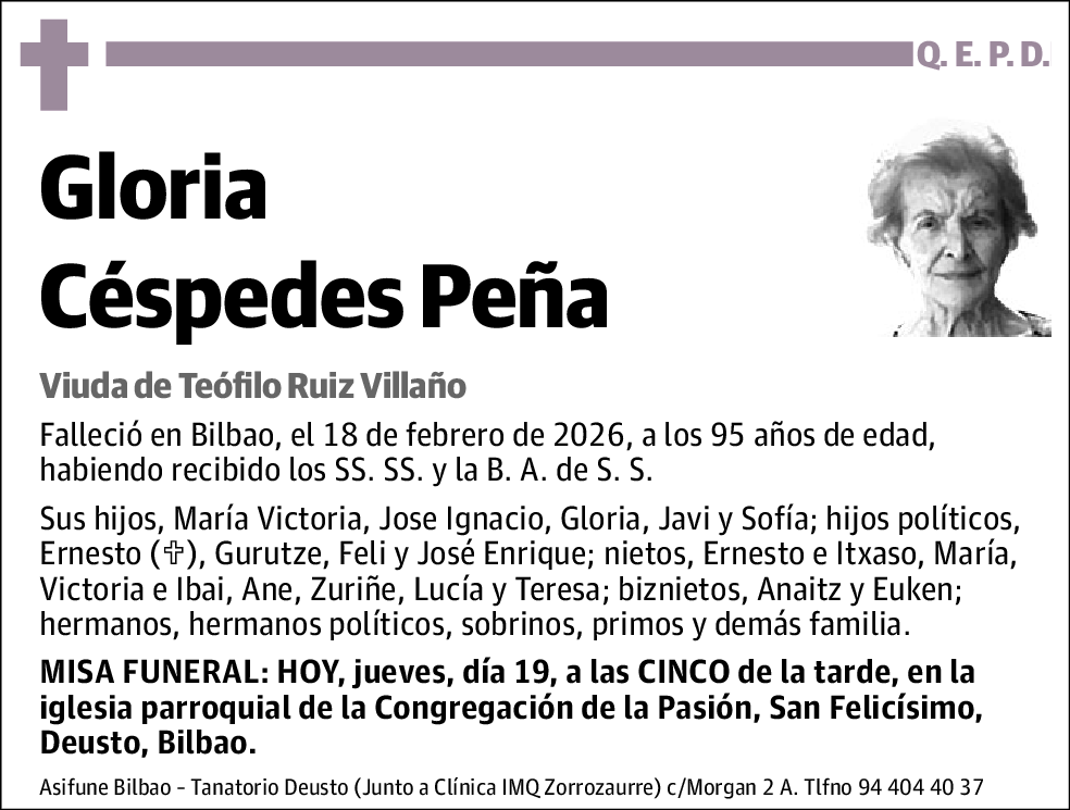 Gloria Céspedes Peña