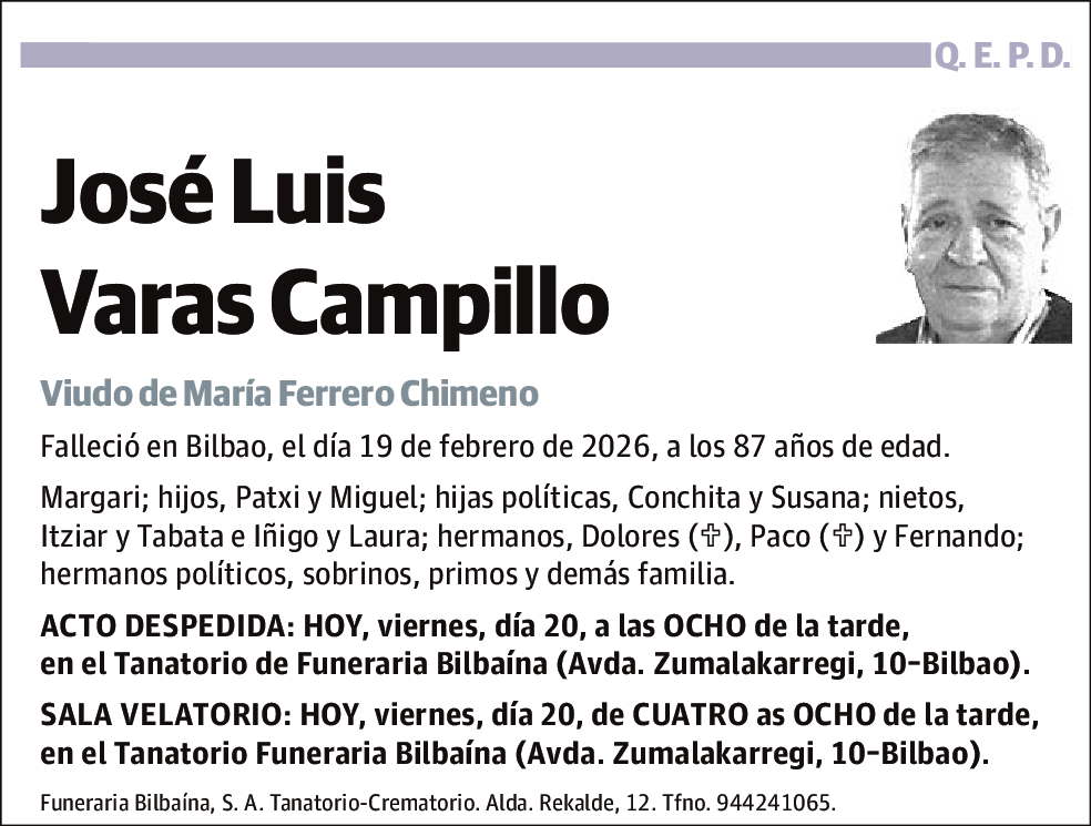 José Luis Varas Campillo