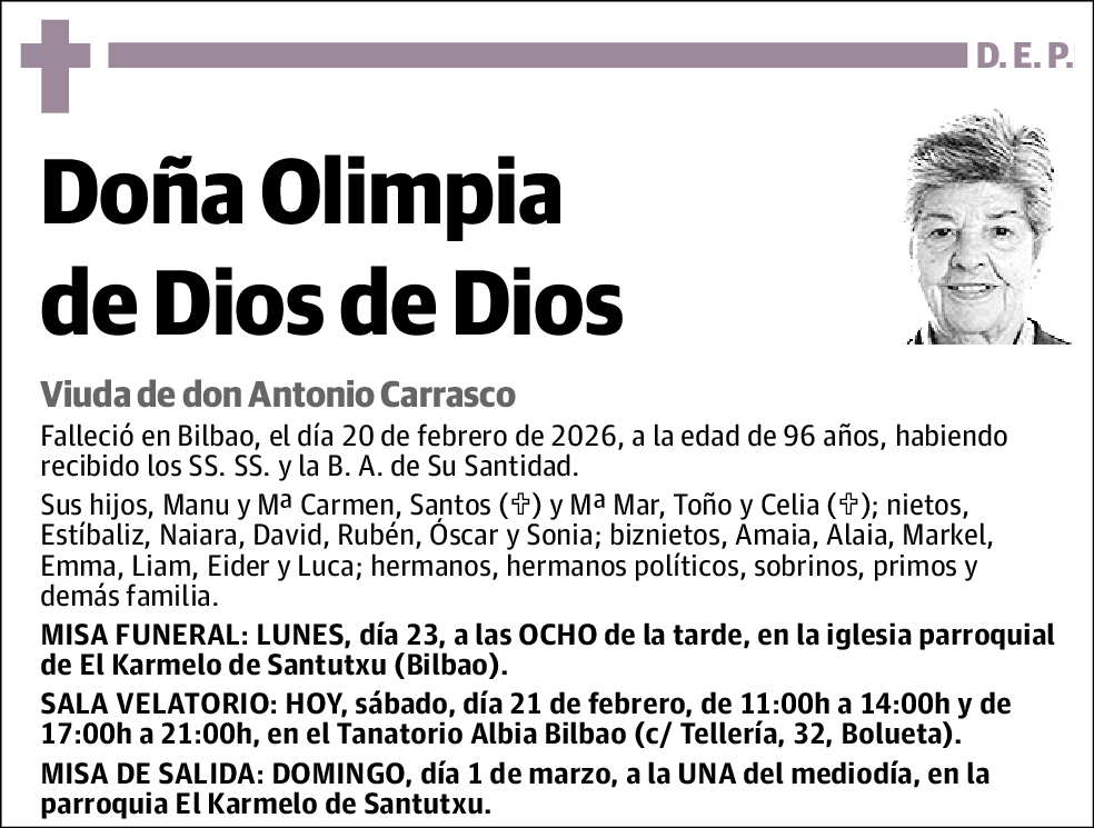 Olimpia de Dios de Dios