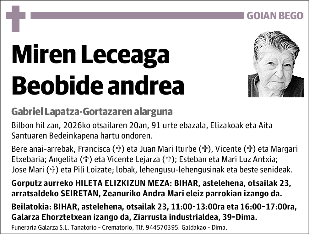 Miren Leceaga Beobide