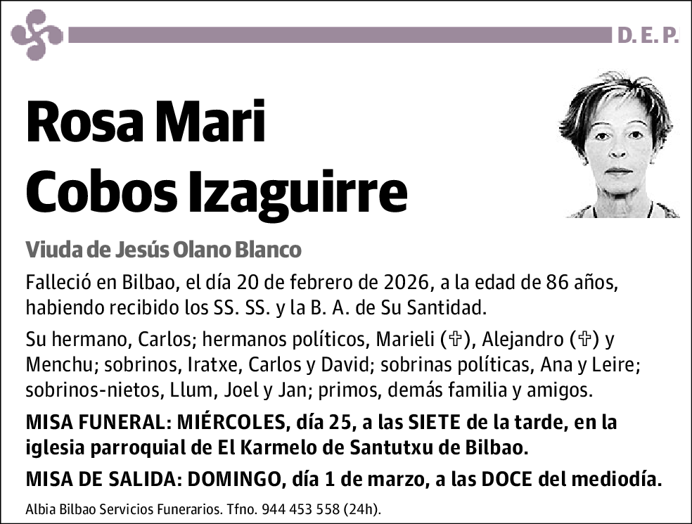 Rosa Mari Cobos Izaguirre