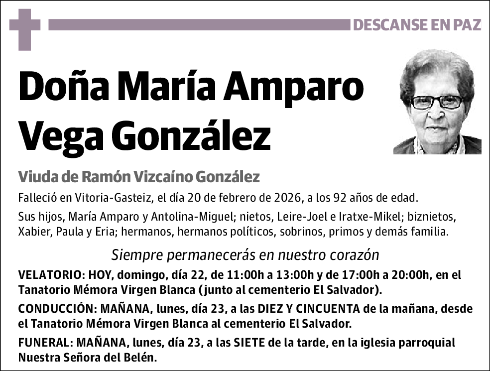 María Amparo Vega González