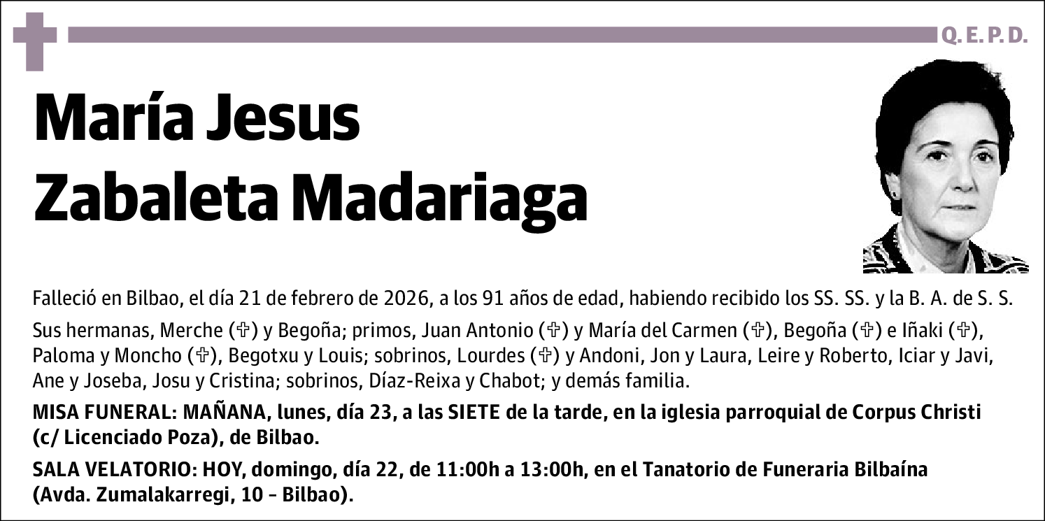 María Jesús Zabaleta Madariaga