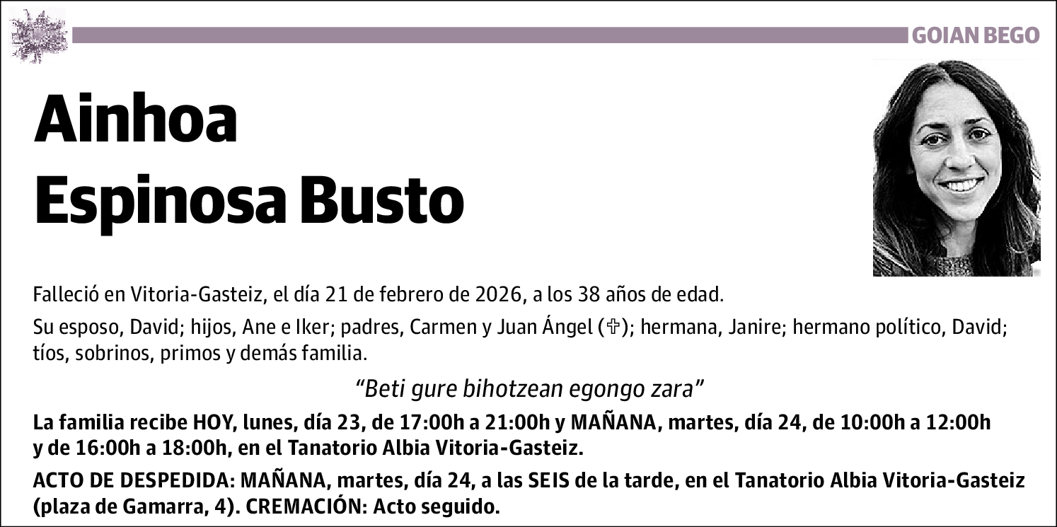 Ainhoa Espinosa Busto