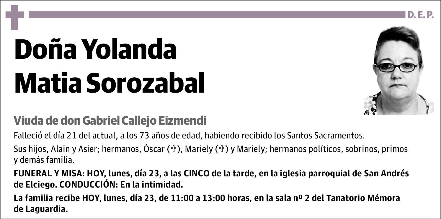 Yolanda Matia Sorozabal
