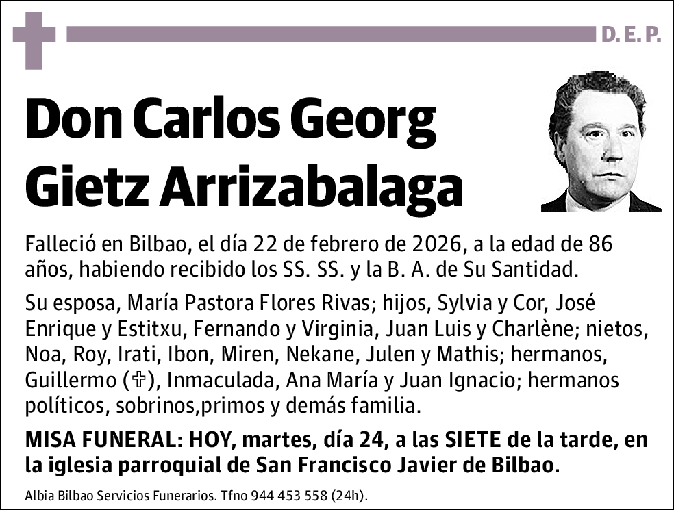Carlos Georg Gietz Arrizabalaga