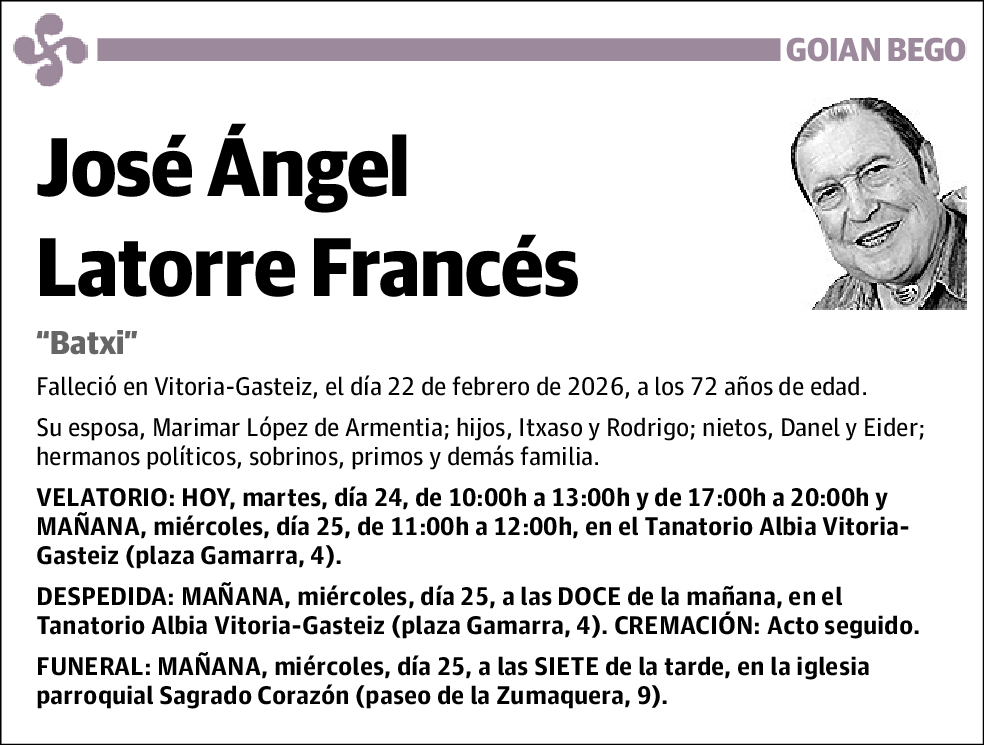 José Ángel Latorre Francés