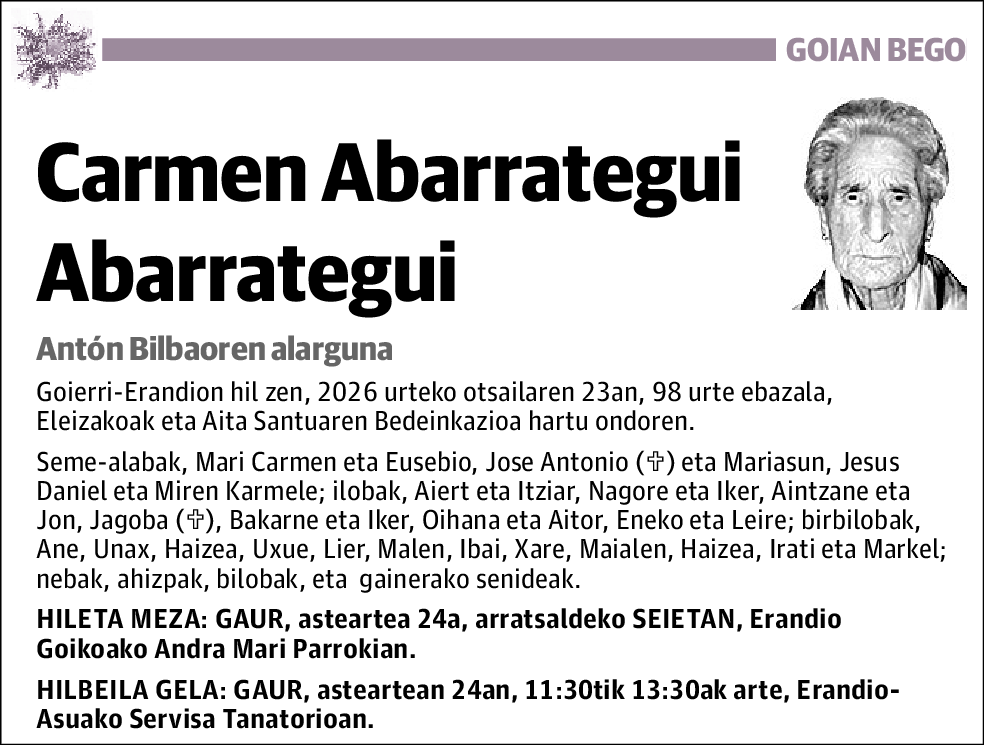 Carmen Abarrategui Abarrategui