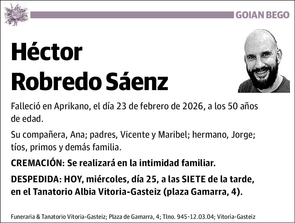 Héctor Robredo Sáenz