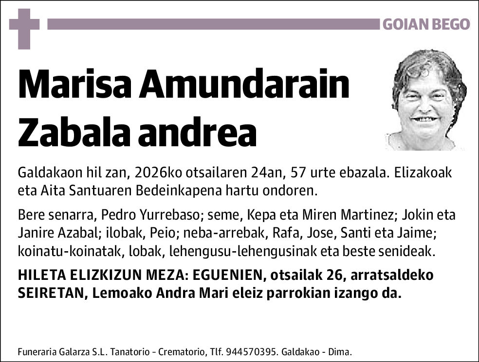 Marisa Amundarain Zabala