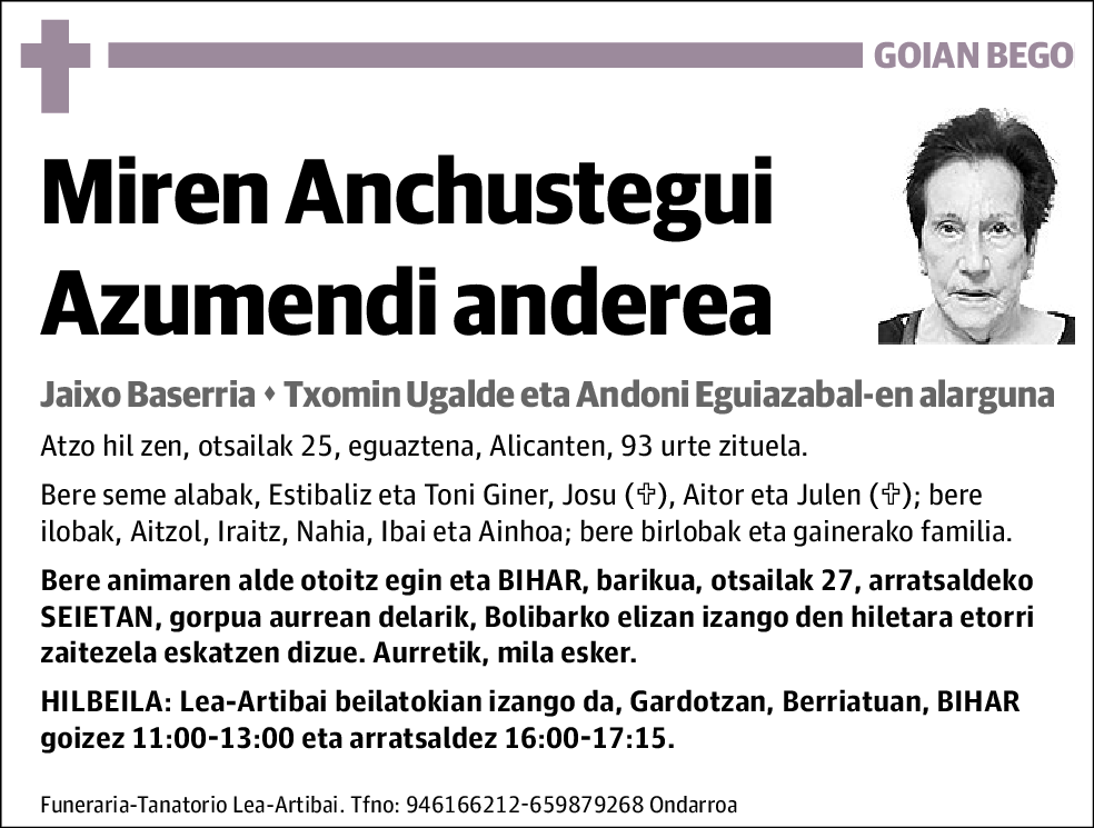 Miren Anchustegui Azumendi