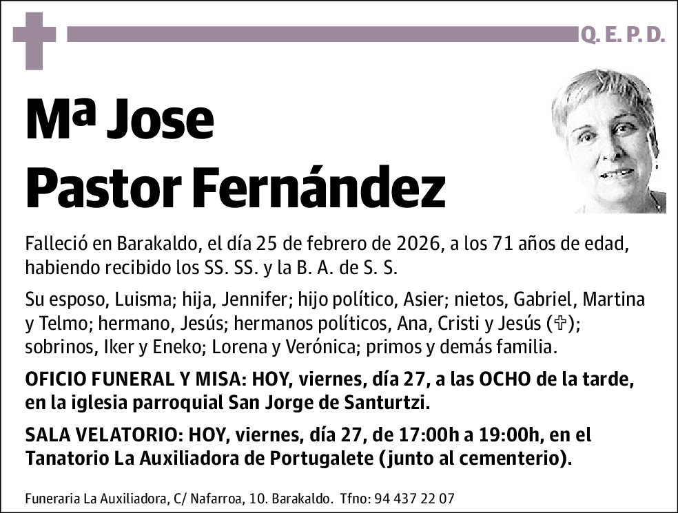 Mªjose Pastor Fernández