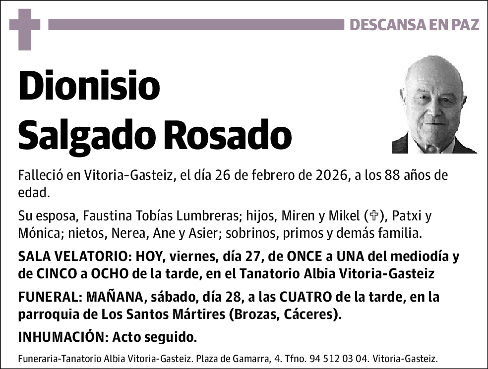 Dionisio Salgado Rosado