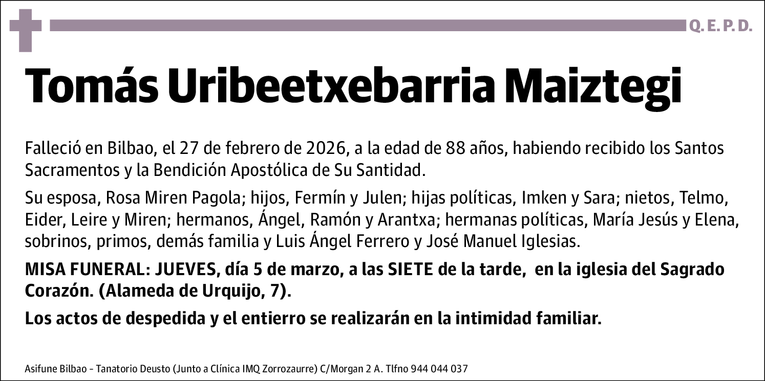 Tomas Uribeetxebarria Maiztegi