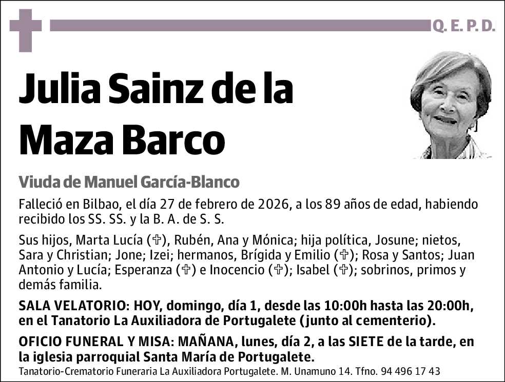 Julia Sainz de la Maza Barco