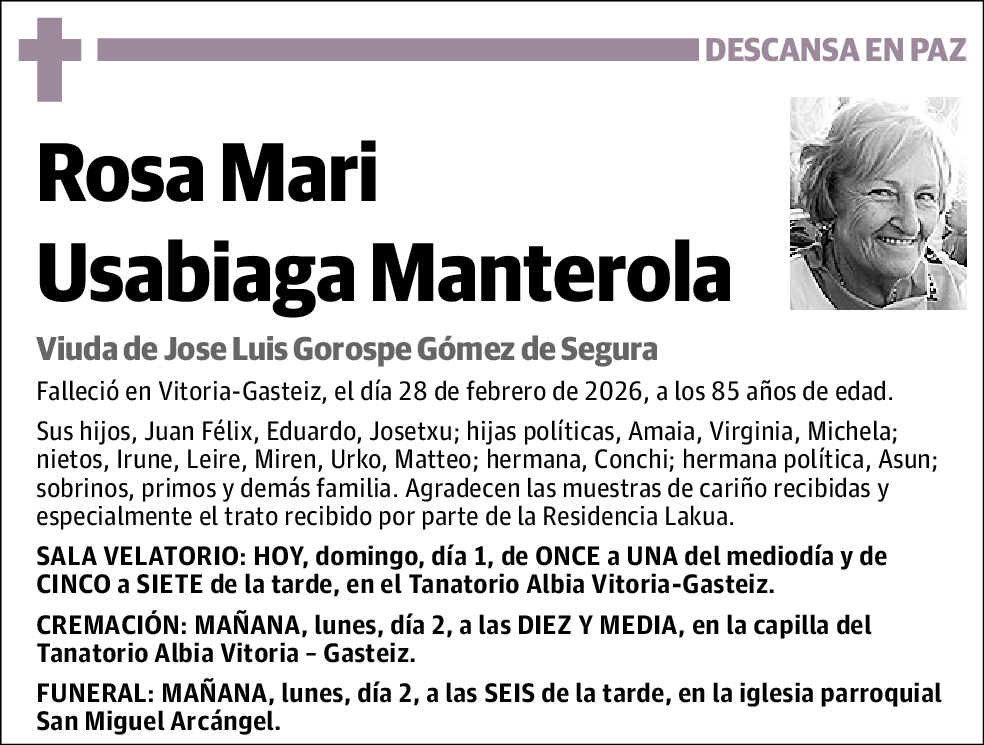 Rosa Mari Usabiaga Menterola