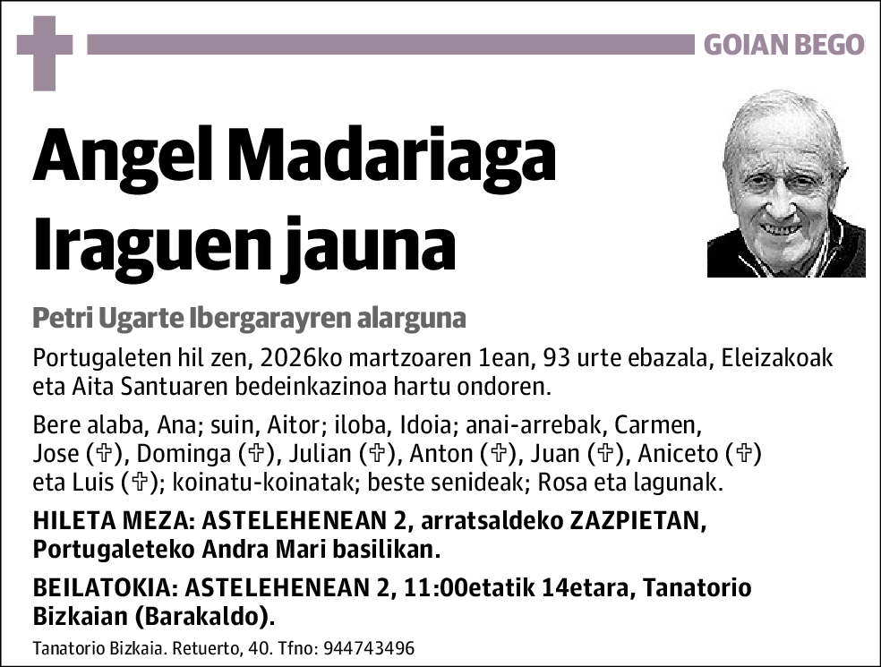 Angel Madariaga Iraguen