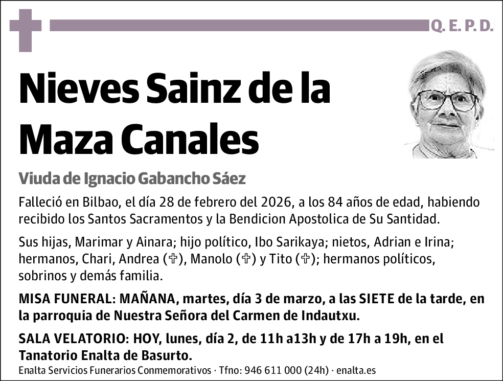 Nieves Sainz de la Maza Canales
