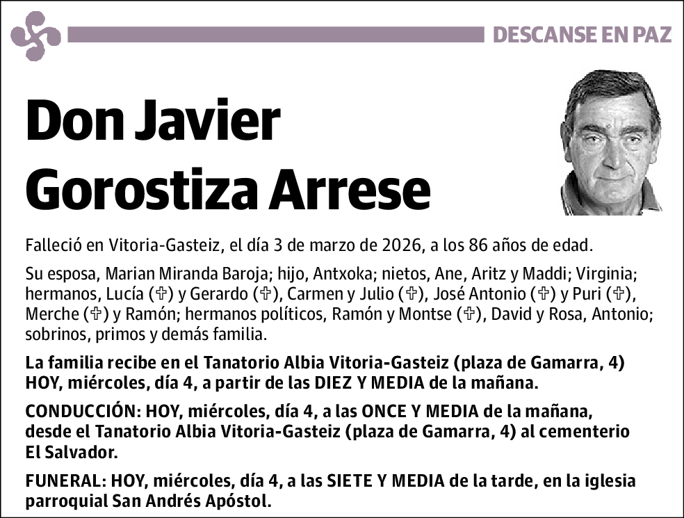 Javier Gorostiza Arrese