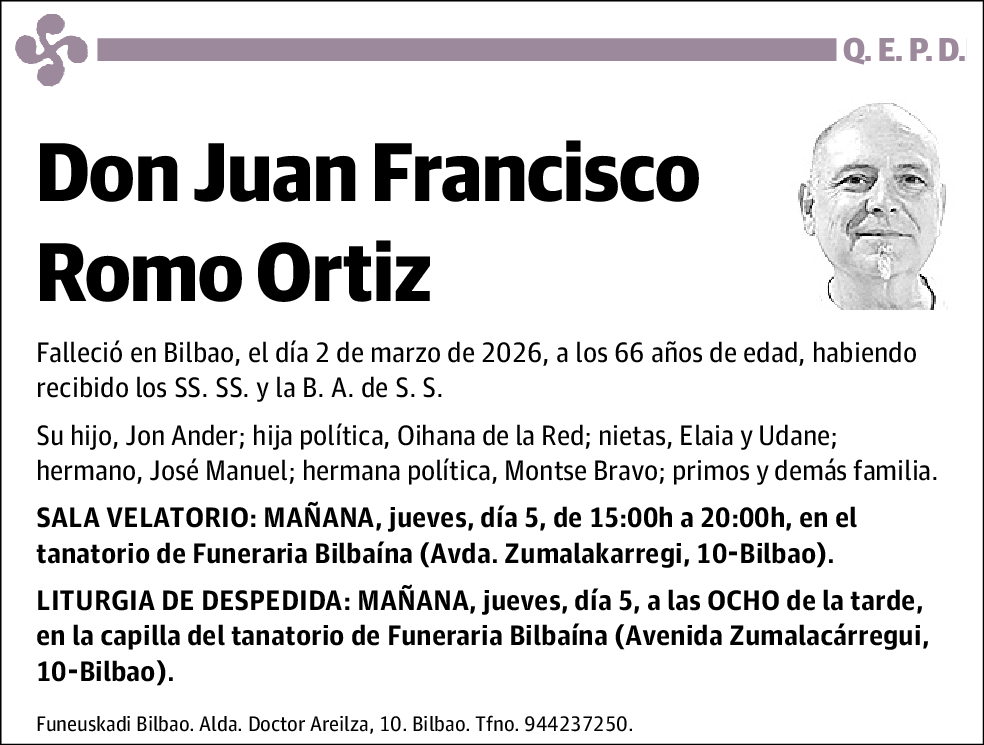 Juan Francisco Romo Ortiz
