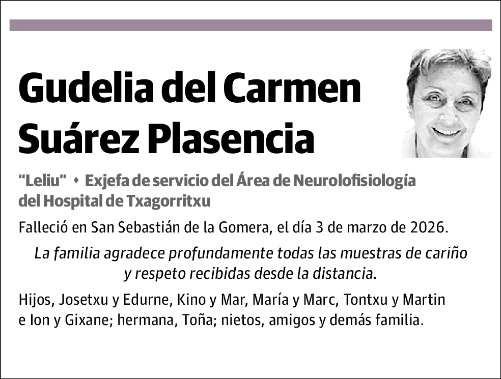 Gudelia del Carmen Suarez Plasencia