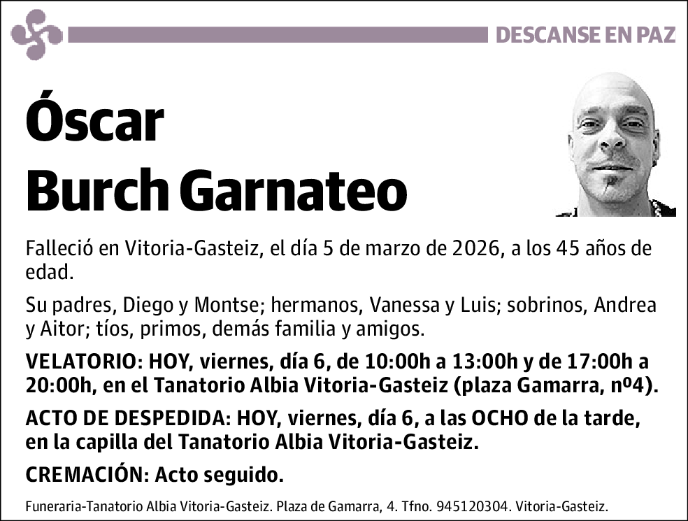 Óscar Burch Garnateo