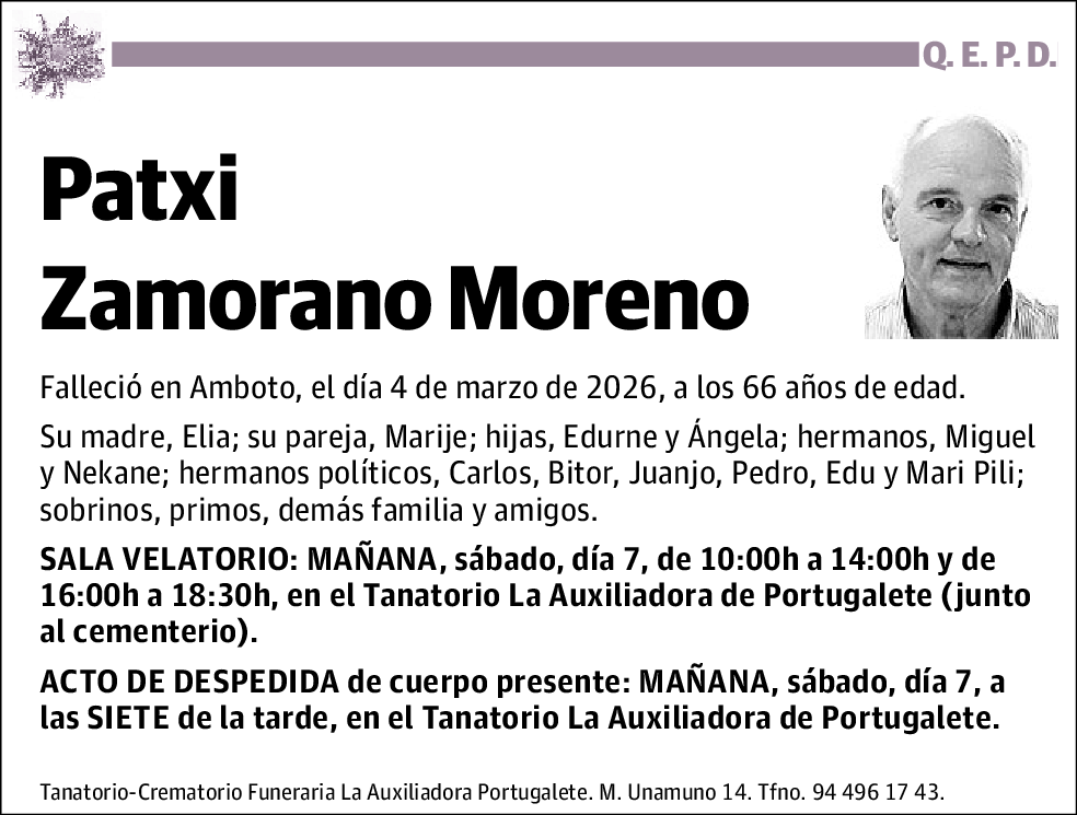 Patxi Zamorano Moreno