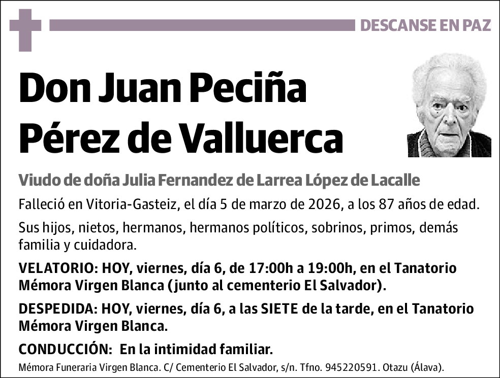 Juan Peciña Pérez de Valluerca