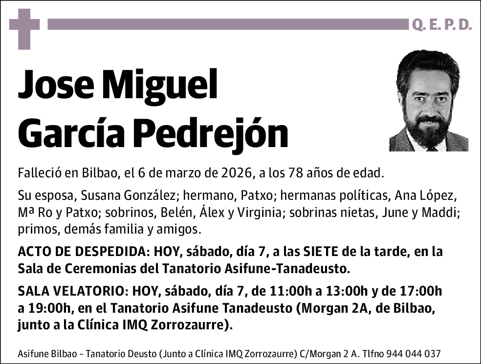 Jose Miguel García Pedrejón