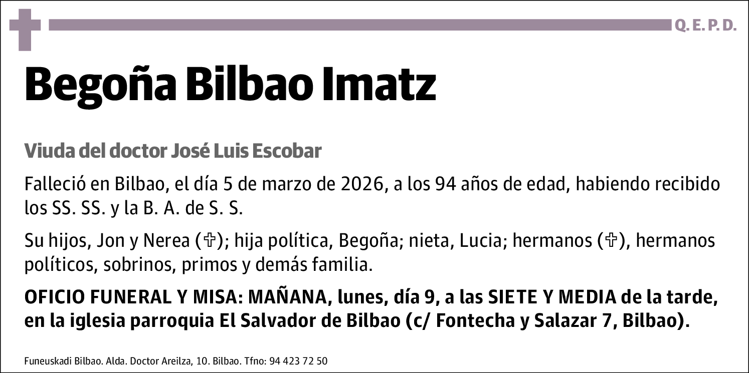 Begoña Bilbao Imatz