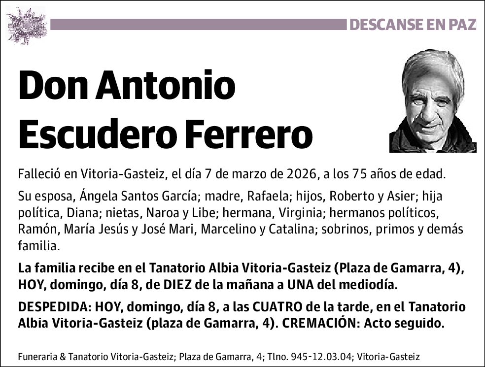 Antonio Escudero Ferrero