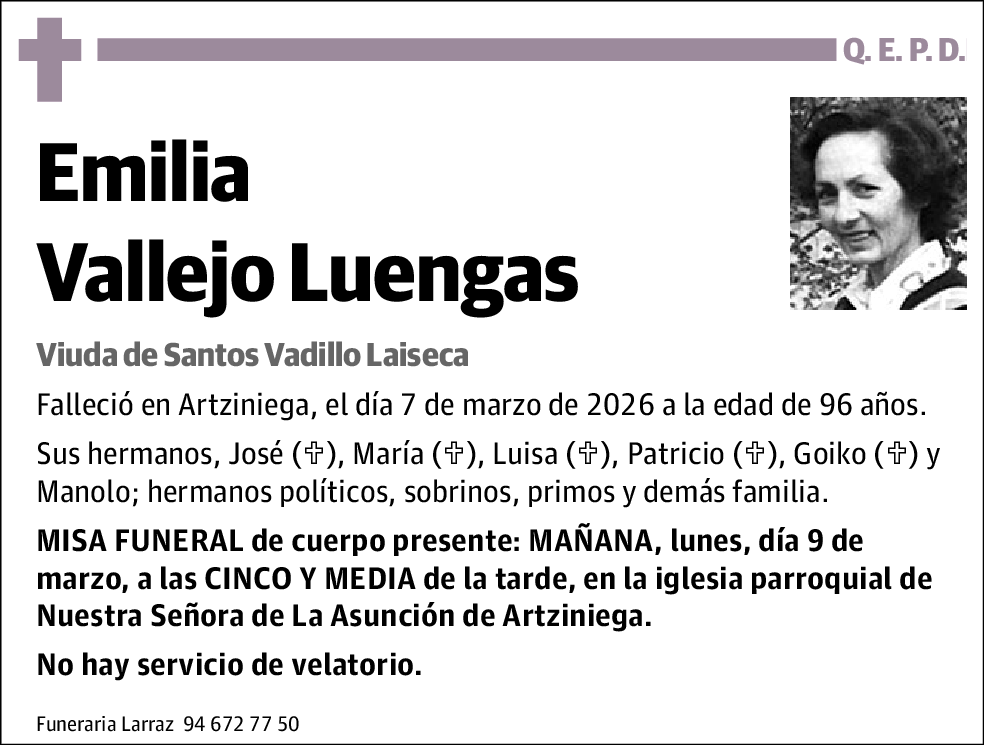 Emilia Vallejo Luengas