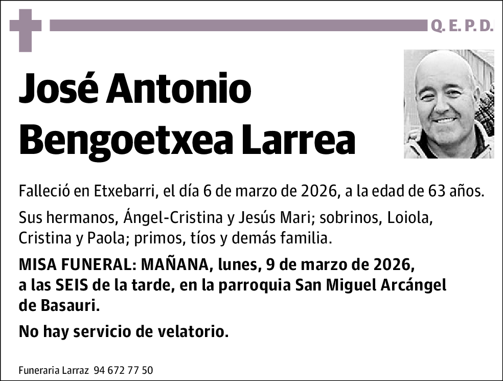 José Antonio Bengoetxea Larrea
