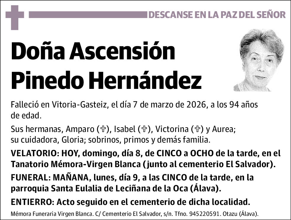 Ascensión Pinedo Hernández