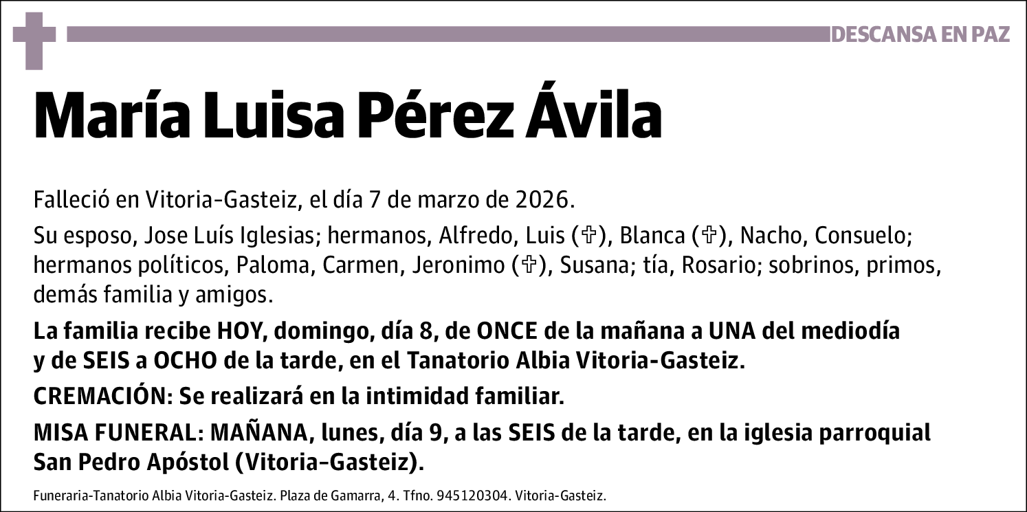 María Luisa Pérez Ávila